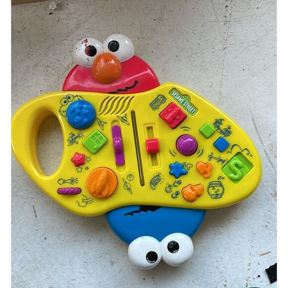 2003 Sesame Street Giggle Sound Station Cookie Monster and Elmo Non-Working - Picture 5 of 7